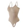 Comercio Exterior Talla Grande Sin Costuras Tirantes Body Moldeador Una Pieza Ropa Interior Femenina Tanga Pecho Abierto Ajuste Fuerte y Firme Control de Abdomen
