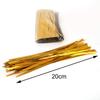 Fábrica en stock alambre plástico brida para cables hecho a mano diy hecho en casa accesorios de joyería alambre dorado material de cinta accesorios al por mayor