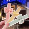 Flequillo de Lazo de Primavera y Verano Pegajoso Cabello Roto Diadema Pegajosa para Niña Diadema Velcro Pegar Cabeza de Niña Pequeña