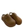 Sapatos Birkenstock com Plataforma e Solado Grosso Baotou Meia-Chinelos para Uso Externo Feminino Outono 2025 Novo Estilo Slip-On Sapatos Birkenstock Preguiçosos