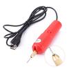 Kit de herramienta DIY para hacer perforaciones en pulseras de cuentas, muñecas, joyería y accesorios, nuevo taladro eléctrico USB rojo transfronterizo