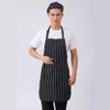 Delantal de Chef Hotel Hotel Restaurante Comedor Ropa de Trabajo Delantal de Catering Café Restaurante Delantal de Cuello para Hombres y Mujeres