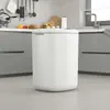 Cubo de basura inteligente de 18L cuidadosamente seleccionado para sala de estar en el hogar transfronterizo, cocina automática con tapa, baño de aspecto elegante