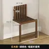 Banqueta Plegable para Cambiarse los Zapatos Detrás de la Puerta de Entrada, Banqueta de Pared para Ponerse los Zapatos para Uso Doméstico, Banqueta Estrecha de Pared Invisible, Silla Plegable para Recibidor