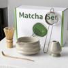 Conjunto de Chá Matcha Japonês Cor Matcha Tigela de Matcha Cerâmica Batedor de Chá Caixa Colorida Batedor de Chá Conjunto Completo