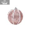 Decoração de Natal Bola Bola de Natal 8cm Manchadada Rosa Lantejoula Bola Pingente Bola Colorida Cena de Árvore de Natal Suprimentos de Decoração