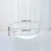 Venta al por mayor del fabricante Tanque de peces de vidrio transparente con forma de barril redondo, tamaño grande, decoración de oficina, apto para hidroponía, tortugas y peces dorados