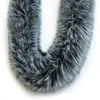 Tiras Grandes de Piel Sintética de Zorro 12 cm, Tiras Grandes de Felpa para Capa con Capucha, Puños de Capa, Tiras de Felpa Blancas, Tiras de Borde para Hanfu