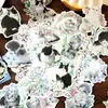 Pacote de Adesivos de Papel Japonês Yanji: Série Guia Viagem no Tempo, Materiais de Decoração para Diário Vintage, 45 Peças, 6 Estilos para Escolher