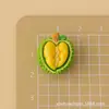 Miniaturas de frutas e alimentos de brinquedo, artesanato DIY criativo, presilhas de cabelo caseiras, acessórios de cola de creme, pequenas peças de resina, atacado