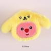 Colgante de Peluche de Capibara Llavero Lindo Muñeco de Cobaya Acuática Muñeco Broche de Dibujos Animados Castor con Capucha Adornos Colgantes