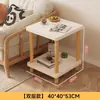 Mesa lateral de sofá mesa de centro pequena simples mesa de armazenamento casa sala de estar simples mesa de canto de vão mesa pequena mesa de cabeceira mini