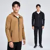 2026 Nueva Chaqueta Tejida de Otoño Transfronteriza para Hombre, Moderna, Sencilla, Casual, Básica con Capucha para Exteriores