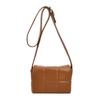 Bolsa de ombro popular para o dia a dia Nova moda outono e inverno 2023 bolsa quadrada pequena casual versátil alça de ombro larga bolsa carteiro para mulheres
