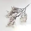 Simulación de pequeñas estrellas de tela de seda de color, pequeñas flores falsas florales, decoración del hogar, arreglo floral, conjunto de adornos para auditorio de boda