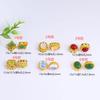 Cuentas antiguas de jade con incrustaciones de oro, cuentas de barril, cuentas de transferencia, material para accesorios de joyería para pulsera y collar DIY, venta al por mayor