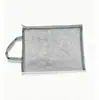 Bolsa de Documentos Portátil de Malha Dupla A4 Morandi Bolsa de Documentos de Papel de Teste Transparente A5 Bolsa para Matéria Bolsa para Lápis A6 Bolsa com Zíper
