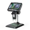 Microscopio Digital HD de 4.3 pulgadas Aumento 1000X Soporte para Grabación de Foto/Video PC Portátil Herramienta de Reparación Industrial