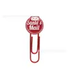 Clips de papel de Navidad de dibujos animados más vendidos transfronterizos en stock, clips de papel lindos con formas especiales para decoración y almacenamiento de documentos de oficina para estudiantes