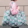 Bolsa de Hombro Plegable Nueva de Dibujos Animados Transfronteriza Bolsa de Compras Grande Portátil de Gran Capacidad Bolsa de Compras para Supermercado