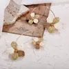 Pendientes de Flores de Rafia Transfronterizos Europeos y Americanos de Primavera y Verano con Diseño de Moda en Forma de Arco y Pendientes Tejidos a Mano en Forma de C