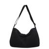 Transfronteiriço 2024 Nova Bolsa Feminina Bolsa de Nylon Simples Grande Capacidade Ombro Crossbody Viagem Grande Bolsa Cor Doce Bolsa