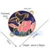 L58 M55 Acessórios para joias DIY micro-incrustados coração de pêssego lua animal borboleta rosto sorridente zircônia conexão