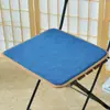 Almofada de Assento Esponja de Linho de Algodão Pad Macio Universal para Todas as Estações Sala de Aula de Estudante Escritório Sentar por Longo Tempo Não Cansa Almofada para Glúteo de Cadeira de Jantar em Casa