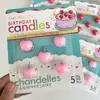 Celebridade da Internet Decoração de Bolo para Confeitar Enfeites Estilo Coreano Ins Retrô Cereja Morango Urso Coelho Desenho Animado Fofo Velas de Aniversário