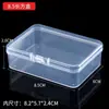Caja Plástica Plana Rectangular Papel de Azúcar Papel de Arroz Glutinoso Caja de Empaque Caja de Piezas Caja para Componentes Electrónicos Caja de Tarjetas Caja Vacía en Stock