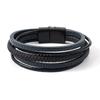 Pulsera Amazon popular europea y americana aleación Pulsera simple de moda para hombre joyería hombre fundición retro titanio acero