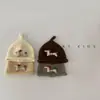 Chapéu de Lã para Bebê Outono e Inverno Super Fofo Desenho Animado Chapéu de Chupeta Chapéu de Tricô Pulôver para Bebê de 6 Meses 8