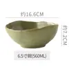 Louça Cerâmica Rústica de Alto Valor Estilo Retrô para Uso Doméstico: Pratos, Tigelas de Arroz, Tigelas de Sopa, Copos de Água, Pratos de Jantar Esmaltados em Forno de Formato Irregular, Empratamento Criativo