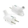 Enchufe de alimentación de estilo alemán, estándar europeo, blanco, 16 A, estilo europeo, UE, cableado de ensamblaje europeo, enchufe industrial portátil