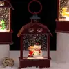 Lampião de vento de Natal atacado Iluminação de feriado de Natal Decorações de atmosfera Feliz Natal
