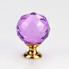 Manija de cristal de un solo agujero para armario, cajón, gabinete, manija, exportación al por mayor, 25 mm, 30 mm, manija de cristal para cajón