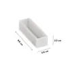 Molde Cuadrado para Jabón Pastel Cubo Rectangular Cuboide Espécimen Molde de Silicona Estilo Moderno Minimalista