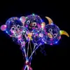 Globo Bobo Famoso en Internet Transparente con Luces Dibujos Animados Globo Bobo Promocional Transparente Luz Brillante Fabricante Atmósfera