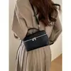Bolso de Patrón Tejido Retro de Nicho Súper Popular para Mujer 2026 Nueva Moda Versátil Bolso Cruzado Bolso de Mano Caja Bolso Cuadrado Pequeño