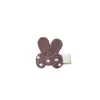 Pinza para el pelo bordada con lana de cereza nueva transfronteriza, accesorios para el pelo de niños, lindo clip bb de conejo, clip mariposa para bebé todo incluido