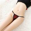 Nova Tanga de Renda Feminina Calça T de Perspectiva no Quadril Sexy Camada Dupla Cintura Baixa Feminina Roupa Íntima Sexy 6022