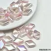 Ding Yi Luna Fría Perla de Imitación Galvanizada Irregular Bicolor Serie Barroca Rosa Claro Agujero Pasante Cuentas Sueltas Accesorios para Pulseras DIY