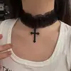 Heytao Estilo Dulce y Puro Gargantilla de Encaje con Lazo Cadena para el Cuello Collar de Gama Alta Colección de Cadenas para la Clavícula de Mujer