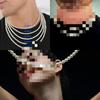 Collares Transfronterizos de Perlas de Imitación para Hombres y Mujeres, Gargantilla de Perlas Redondas Blancas de 6 mm y 8 mm, Joyería de Moda