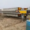 Prensa de Filtro de Diafragma Grande de Shanghái Usada de 500 Metros Cuadrados, Prensa de Filtro Automática de Lavado a Alta Presión, Placa Basculante de Acero Inoxidable