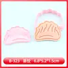 Serie de Desayuno Moldes para Galletas Desayuno Gourmet Dibujos Animados 3D Moldes para Galletas Arcilla DIY Galletas Impresas Realistas