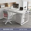 Escritorio de Oficina Escritorio de Oficina Hogar Gabinete con Cajones Mesa para 2 Personas Combinación de Mesa y Silla Mesa Moderna Simple