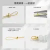 Cierre de Pinza de Posicionamiento Chapado en Oro 14K18K Accesorios de Cierre Final para Collares de Perlas Materiales para Cuentas de Posicionamiento para Pulseras Hechas a Mano DIY