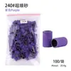 Anéis de Lixamento para Polimento de Unhas, Rolos de Lixa para Polimento, Anéis de Lixa de Alta Qualidade para Brocas de Unha, Coloridos, 100 Peças/Pacote