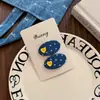 Nuevo Pasador de Encaje Azul Denim Fresco Versátil Accesorio para el Cabello de Niña Pinza para el Cabello Flequillo Pasador Lateral Adorno para el Cabello